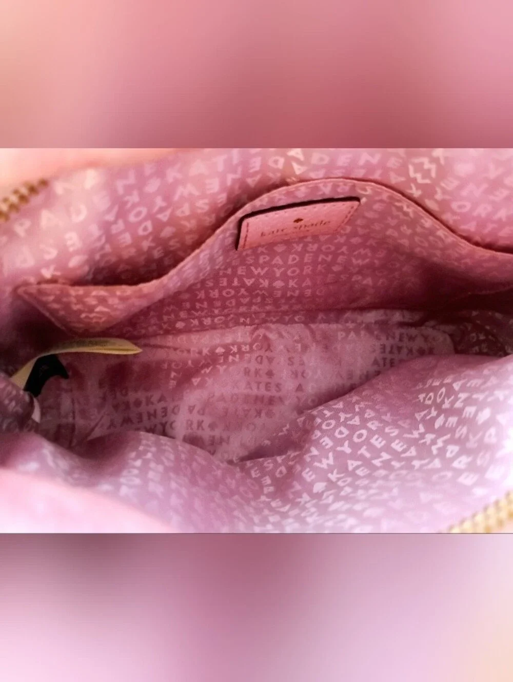 Kate Spade Pink Leather Crossbody Bag